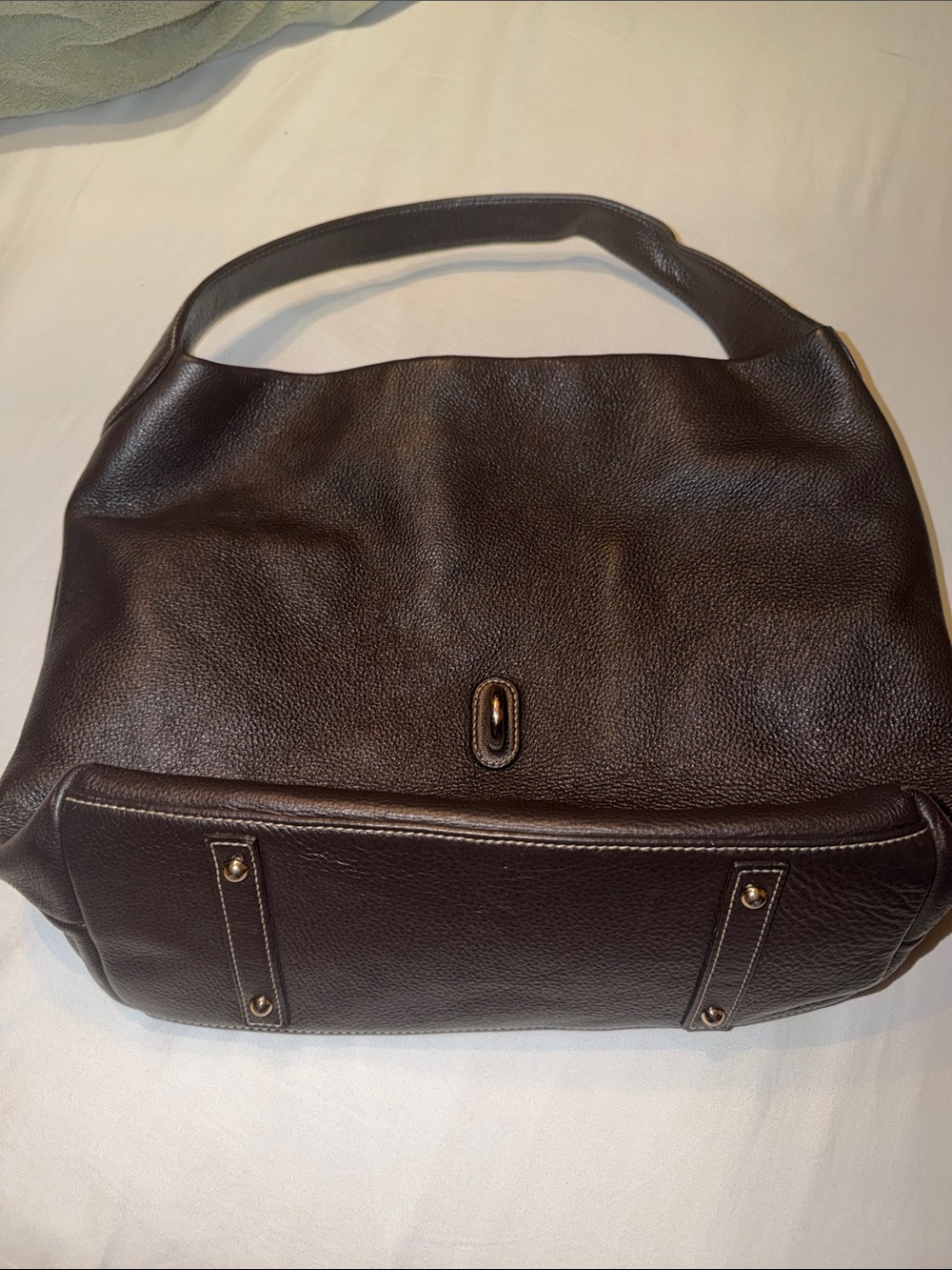 Dooney & Bourke Lucca Leather Hobo Shoulder Bag - Picture 5 of 7